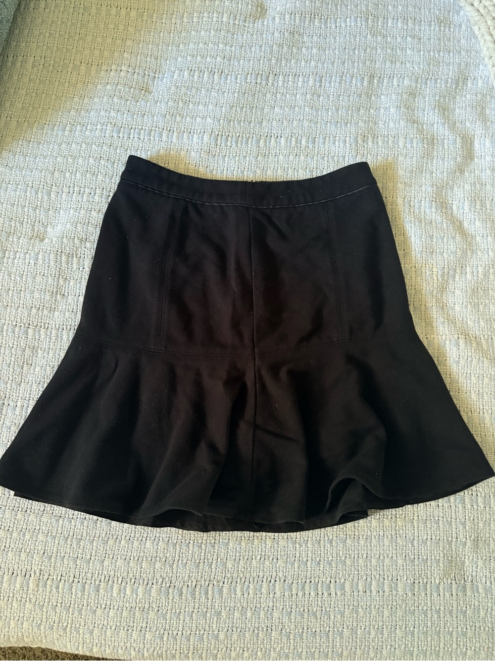White House Black Market Black A-Line Flared Mini Skirt
